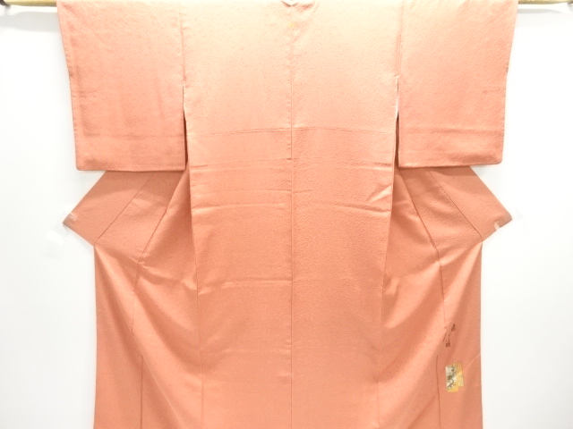 JAPANESE KIMONO / IROMUJI / WOVEN FLOWER ARABESQUE